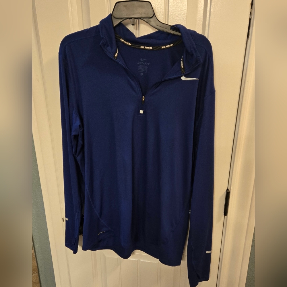 Nike Blue Dri-Fit Element 1/4 Zip